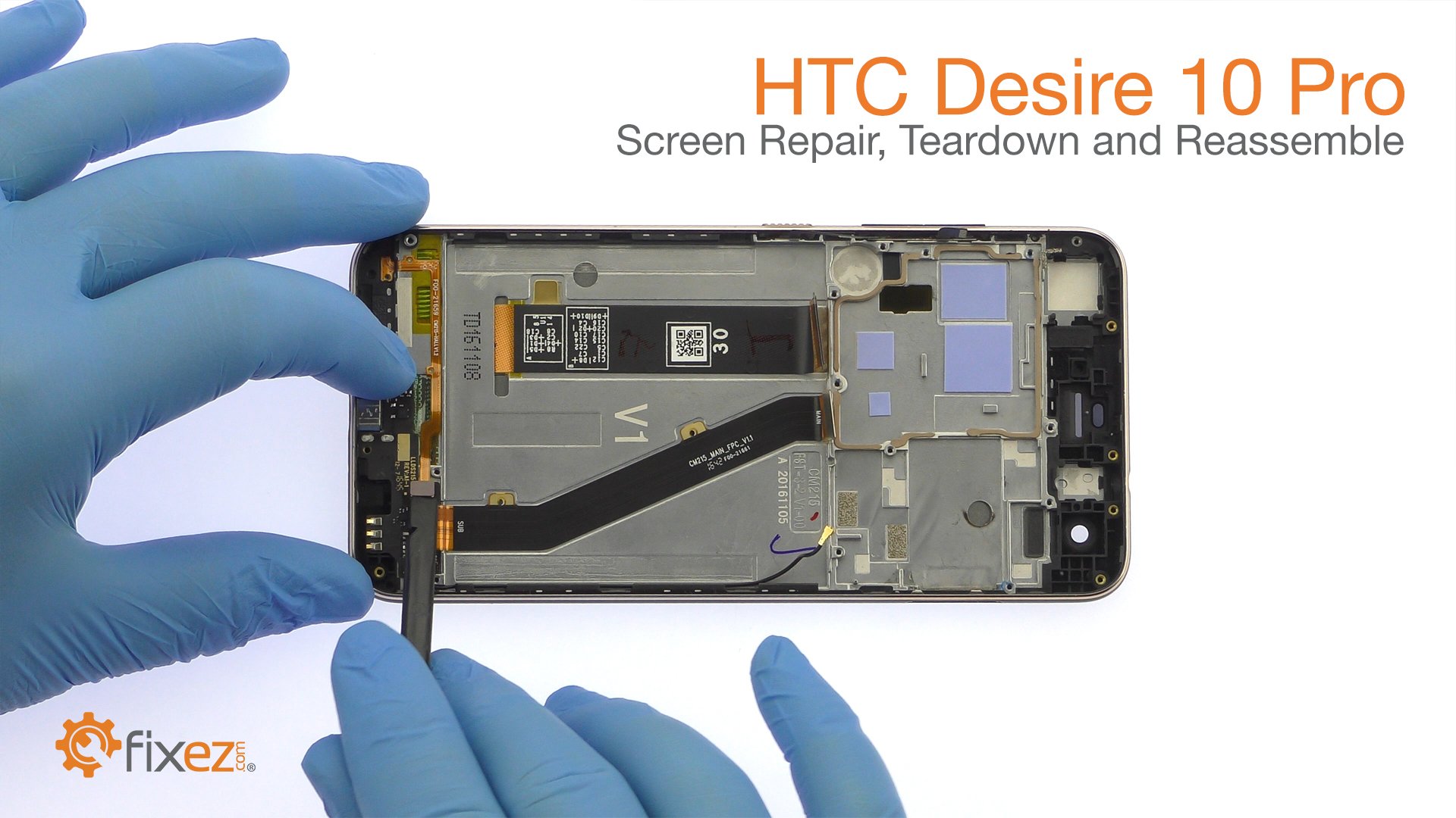HTC Desire 10 Pro Screen Repair, Teardown and Reassemble