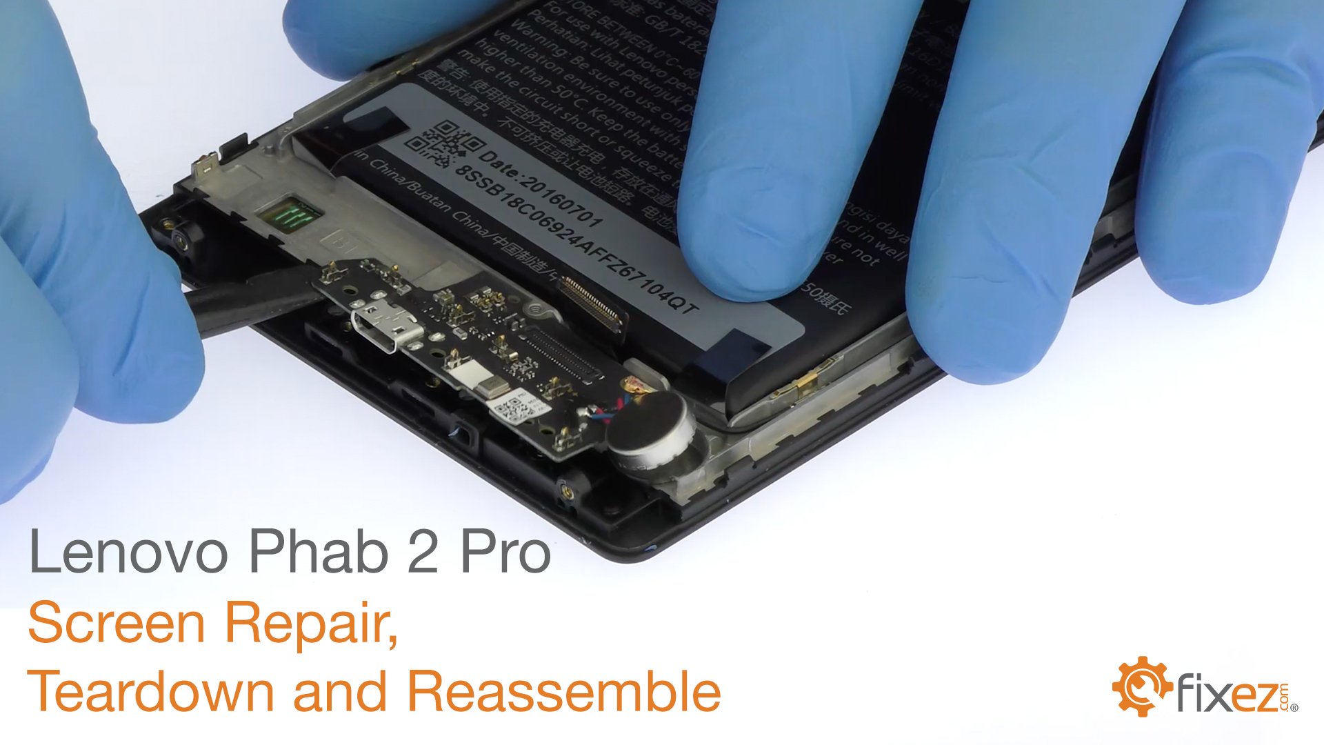 Lenovo Phab 2 Pro Screen Repair, Teardown and Reassemble