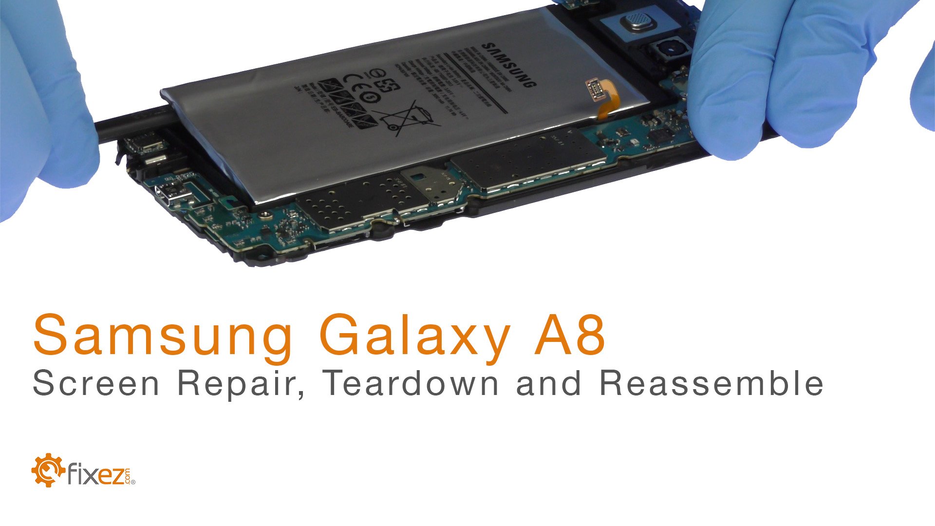 Samsung Galaxy A8 Screen Repair, Teardown and Reassemble