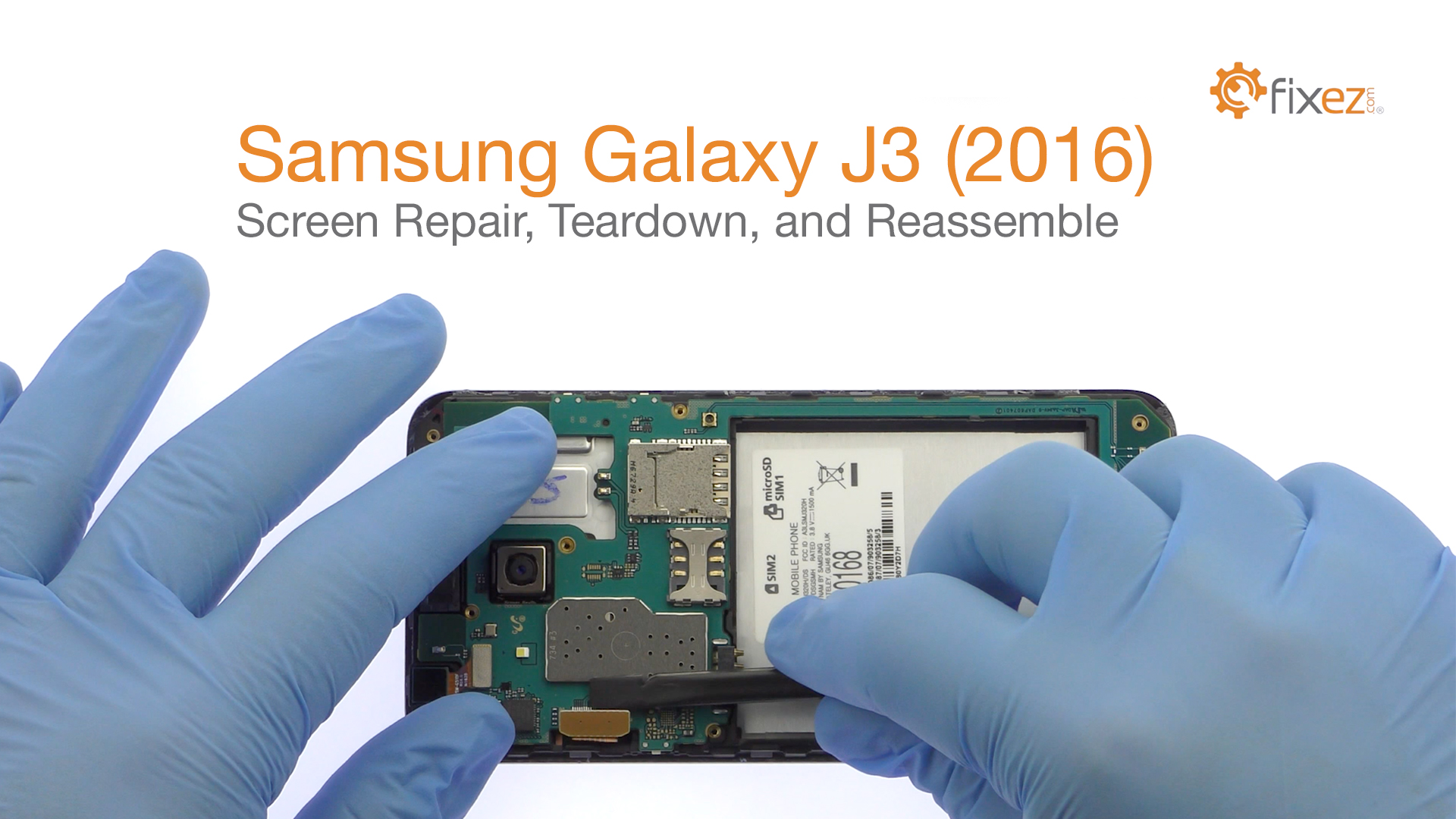 Samsung Galaxy J3 (2016) Screen Repair, Teardown and Reassemble