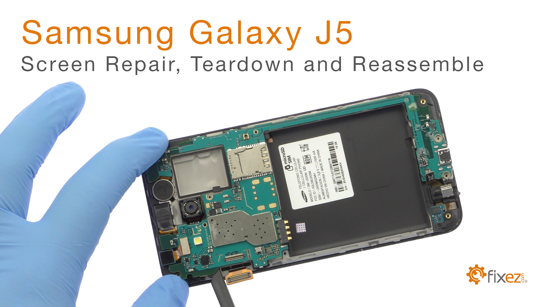 Samsung Galaxy J5 Screen Repair, Teardown and Reassemble