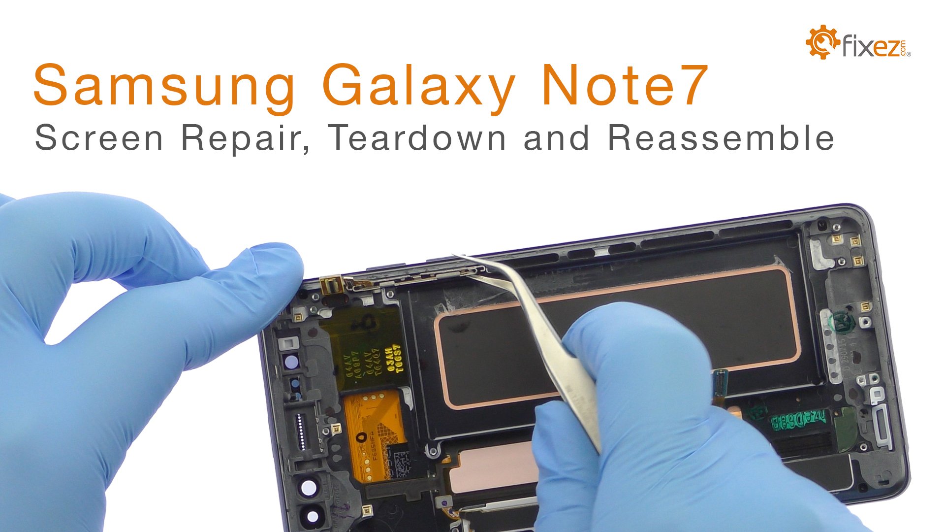 Samsung Galaxy Note7 Screen Repair, Teardown and Reassemble