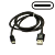 Black USB-C Charge and Sync Braided Cable