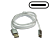 White USB-C Charge and Sync Braided Cable