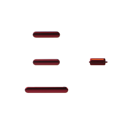 iPhone 11 Red Button Set (Power/Switch/Volume)