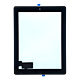 iPad 2 Black Touch Screen with Home Button and Tesa Adhesive (Premium)