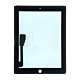 iPad 3/4 Black Touch Screen Digitizer Replacement with Tesa Tape
