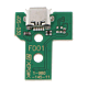 PlayStation 4 Controllers USB Charging Port Board W/ 12Pin Flex Cable (Version 3: JDS-030)