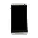 HTC One (M7) Silver Display Assembly with Frame (Front)