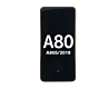 Samsung Galaxy A80 (A805 / 2019) Display Assembly with Frame - Phantom Black (Premium)