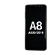 Samsung Galaxy A8 (A530 / 2018) LCD and Touch Screen with Frame - Black 