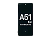 Samsung Galaxy A51 5G (A516 / 2020) Screen Assembly with Frame (Non-Verizon 5G UW Frame) - Prism Cube Pink - Refurbished