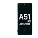 Samsung Galaxy A51 5G (A516 / 2020) Screen Assembly with Frame (Non-Verizon 5G UW Frame) - Prism Cube Pink - Refurbished