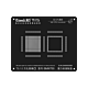 Qianli iPhone 6/6 Plus 2D CPU BGA Re-Balling Stencil - Black