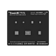 Qianli iPhone 6 2D Power Logic BGA Re-Balling Stencil - Black