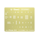Qianli iPhone 8/X 2D IC BGA Re-Balling Stencil - Gold