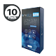 NuGlas Tempered Glass Privacy Screen Protector for iPhone XR / 11 (2.5D) 10 Pack