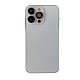 iPhone 14 Pro Max Back Housing w/Small Components Pre-Installed - No Logo - US Version - Silver