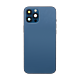 iPhone 12 Pro Max Back Housing w/small parts Pre-Installed - No Logo - US Version - Pacific Blue