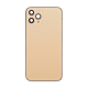 iPhone 11 Pro Back Housing W/ Small Components Pre-Installed - No Logo – Gold - Aftermarket Plus