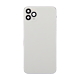 iPhone 11 Pro Max Back Housing W/ Small Components Pre-Installed - No Logo – Silver - Aftermarket Plus