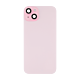 IPhone 15 Plus Back Glass With (Steel Plate With Wireless NFC Charging / MagSafe Magnet / Flashlight Flex) - No Logo -Pink