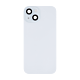 IPhone 15 Back Glass With (Steel Plate With Wireless NFC Charging / MagSafe Magnet / Flashlight Flex) - No Logo -Blue