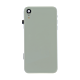 iPhone XR Silver Back Cover and Housing with Pre-installed Small Components (No Logo)