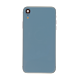 iPhone XR Blue Back Cover and Housing with Pre-installed Small Components