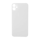 iPhone 11 Rear Glass Back Cover Replacement - White (Big Hole, Generic)