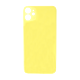 iPhone 11 Rear Glass Back Cover Replacement - Yellow (Big Hole, Generic)
