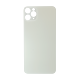 iPhone 11 Pro Max Rear Glass Back Cover Replacement - White (Big Hole, Generic)