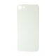 iPhone 8 Rear Glass Back Cover Replacement - White (Big Hole, Generic)