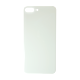 iPhone 8 Plus Rear Glass Back Cover Replacement - White (Big Hole, Generic)