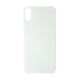 iPhone X Rear Glass Back Cover Replacement - White (Big Hole, Generic)