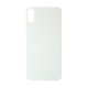 iPhone XS Rear Glass Back Cover Replacement - White (Big Hole, Generic)