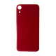 Phone XR Rear Glass Back Cover Replacement - Red (Big Hole, Generic)