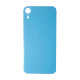 iPhone XR Rear Glass Back Cover Replacement - Blue (Big Hole, Generic)