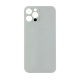 iPhone 12 Pro Back Glass with Large Camera Hole - No Logo - Silver
