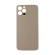 iPhone 12 Pro Back Glass with Large Camera Hole - No Logo - Gold
