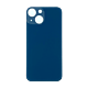 iPhone 13 Mini Back Glass With 3M Pre-Cut Adhesive (No Logo / Large Camera Hole) - Blue