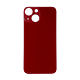 iPhone 13 Mini Back Glass With 3M Pre-Cut Adhesive (No Logo / Large Camera Hole) - Red