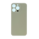 iPhone 13 Pro Back Glass With 3M Pre-Cut Adhesive (No Logo / Large Camera Hole) - Silver