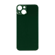 iPhone 13 Back Glass With 3M Pre-Cut Adhesive (No Logo / Large Camera Hole) - Green