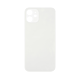 iPhone 12 Back Glass With 3M Adhesive (No Logo / Large Camera Opening) - White