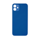 iPhone 12 Back Glass With 3M Adhesive (No Logo / Large Camera Opening) - Blue