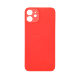 iPhone 12 Back Glass With 3M Adhesive (No Logo / Large Camera Opening) - Red