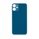 iPhone 12 Mini Back Glass With 3M Adhesive (No Logo / Large Camera Opening) - Blue