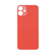 iPhone 12 Mini Back Glass With 3M Adhesive (No Logo / Large Camera Opening) - Red