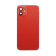 iPhone 12 Back Housing W/ Small Components Pre-Installed - No Logo - Red - Aftermarket Plus